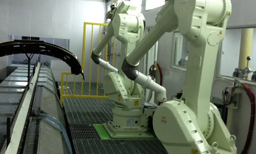 Spray painting robot (Kawasaki) - Painting Line System